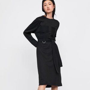 Zara Striped Dress with Pockets